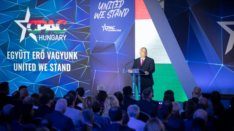 Viktor Orbáns Vortrag auf der Eröffnung der Konferenz CPAC Hungary