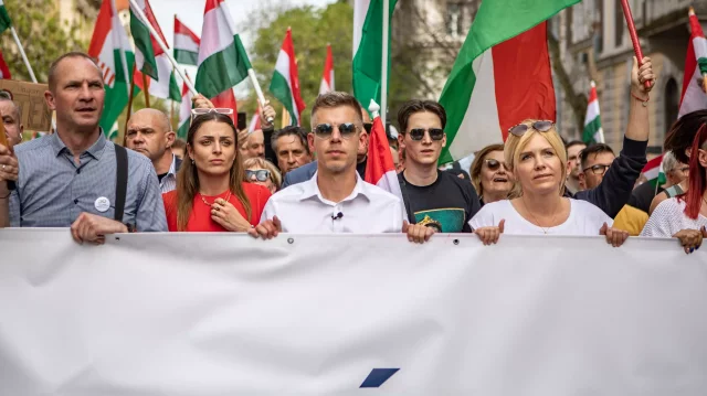Antiregierungsdemo in Budapest